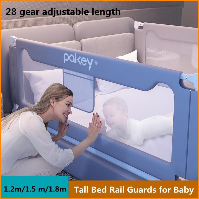 XiaoZhou-Baby Bed Fence Adjustable height Safety Bed Gate Guard Kids Anti-Fall Lifting Baby Bed Guard SafetyFence 9