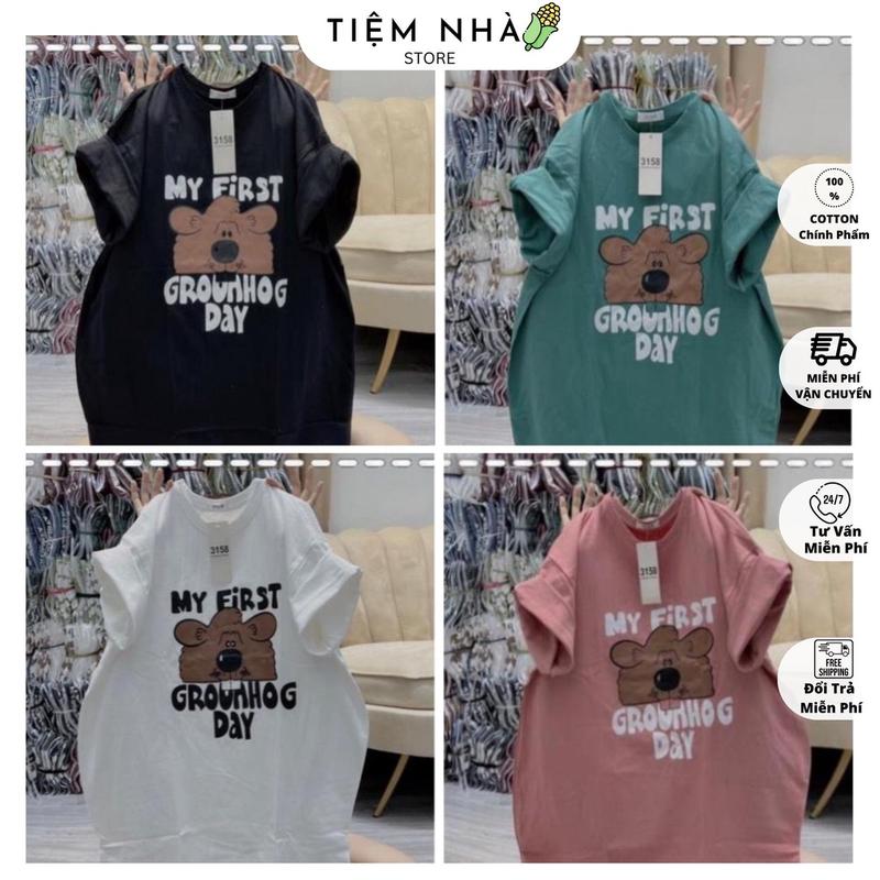 Áo Phông Tay Lỡ Cotton Khô Thun 3158 Nam Nữ Unisex MyFirst