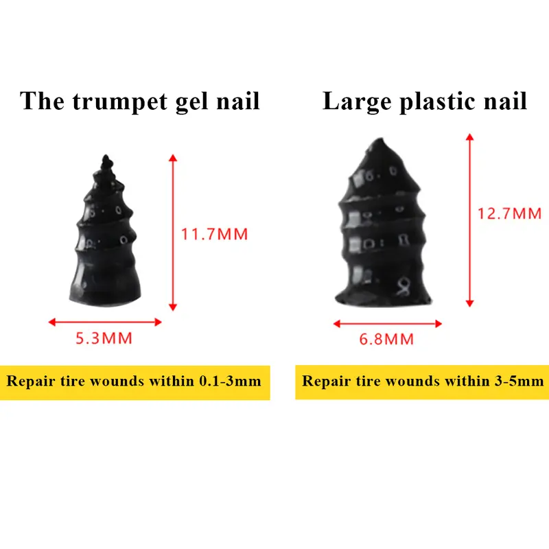 10 Pcs /Paku Reparasi Ban /Sekrup Reparasi Ban Mobil Dan Sepeda Motor Ban vakum Nails Tire Repair Car 3