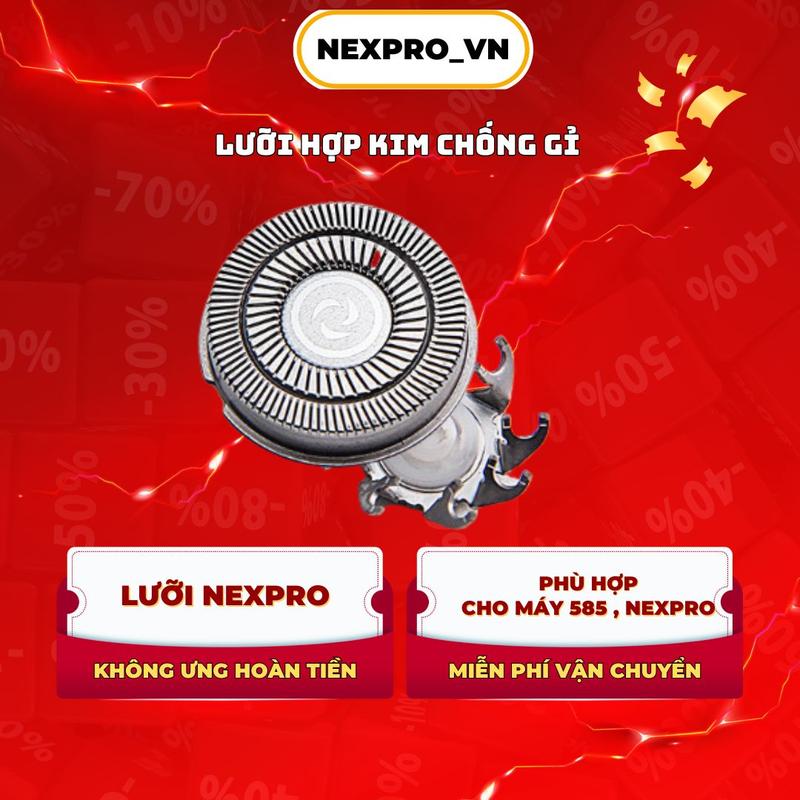 Lưỡi máy cạo râu nexpro thay thế cho tất cả các dòng máy cạo râu nexpro , 585 máy Skincare Uốn Tóc