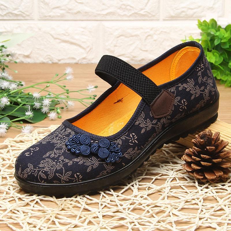 Product Introduction of Giày trung niên nữ, giày bà nội bà ngoại, giày lười vải nữ Shoes Shoes 7
