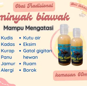Minyak Biawak Atasi Masalah Kulit Obat Oles Kemasan pliftop 100ml