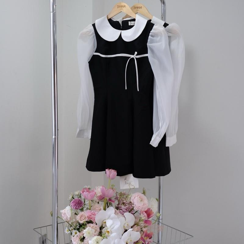 Anna Dress cổ cánh sen nữ dễ thương 4
