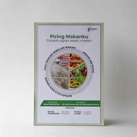 Gambar Poster Piring Makanku, Poster Edukasi Isi Piring Makanku dari Sahabat Sejasa Kab. Sleman 1 Tokopedia
