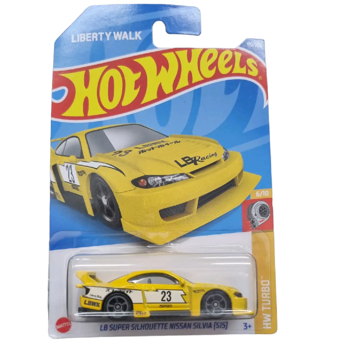 Hotwheels LBWK Nissan Silvia S15 Kuning