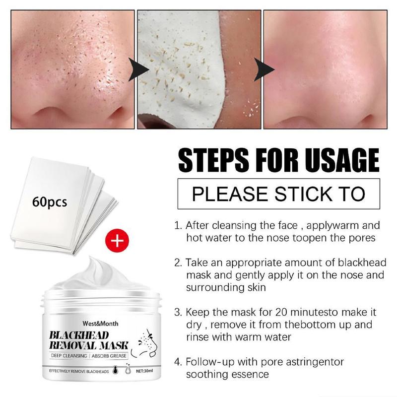 Blackhead Removal Nasal Mask Deep Cleaning Face Remove Blackheads Acne Shrink Pore 2