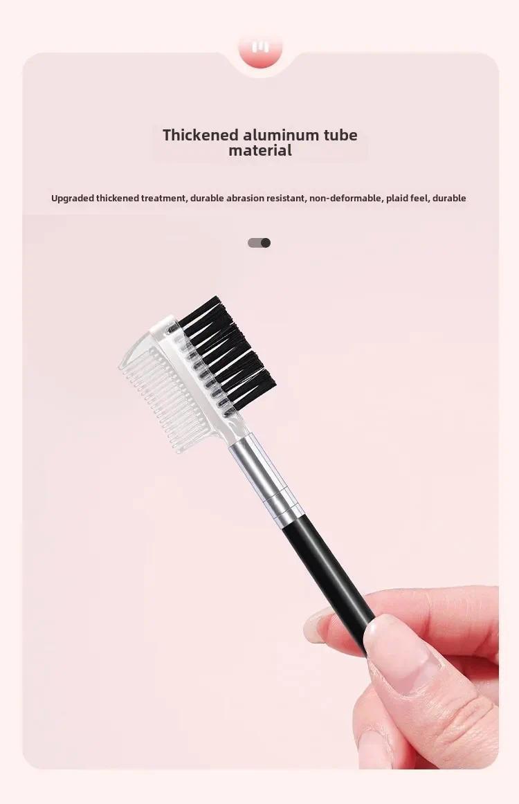 Product Introduction of 1 Pcs Eyelash Comb Eyelash Shaper and Eyebrow Brush Dual Comb Double Head Eyebrow Eyelash Makeup Grooming Tool for Women Girls 15