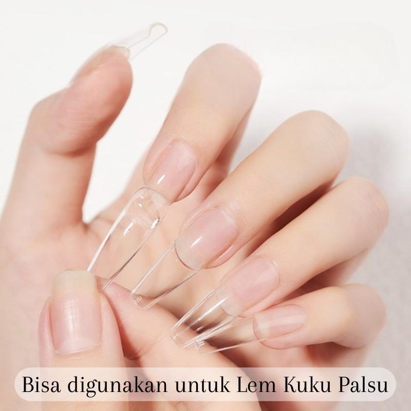 Soft Gel Tip 420pcs Nail Extension/Soft Fake Nails Full Buff 15 Size/Rising lady solid adhesive Kuku Palsu UV 2