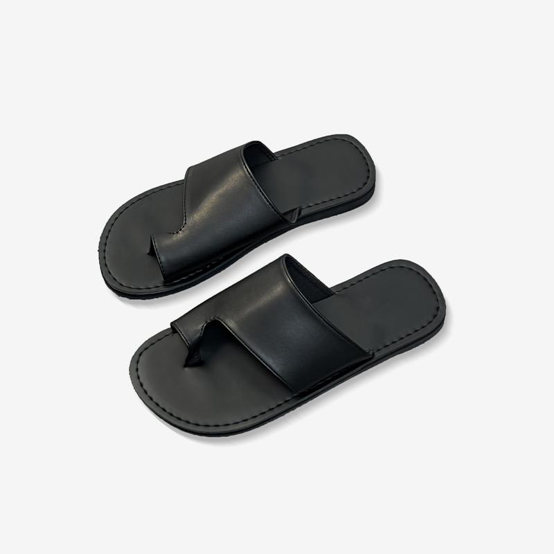 Dép Quai Ngang Xỏ Ngón Đế Bệt, Sandal bassic mũi trong đế TPR size 34-43 Nam nữ