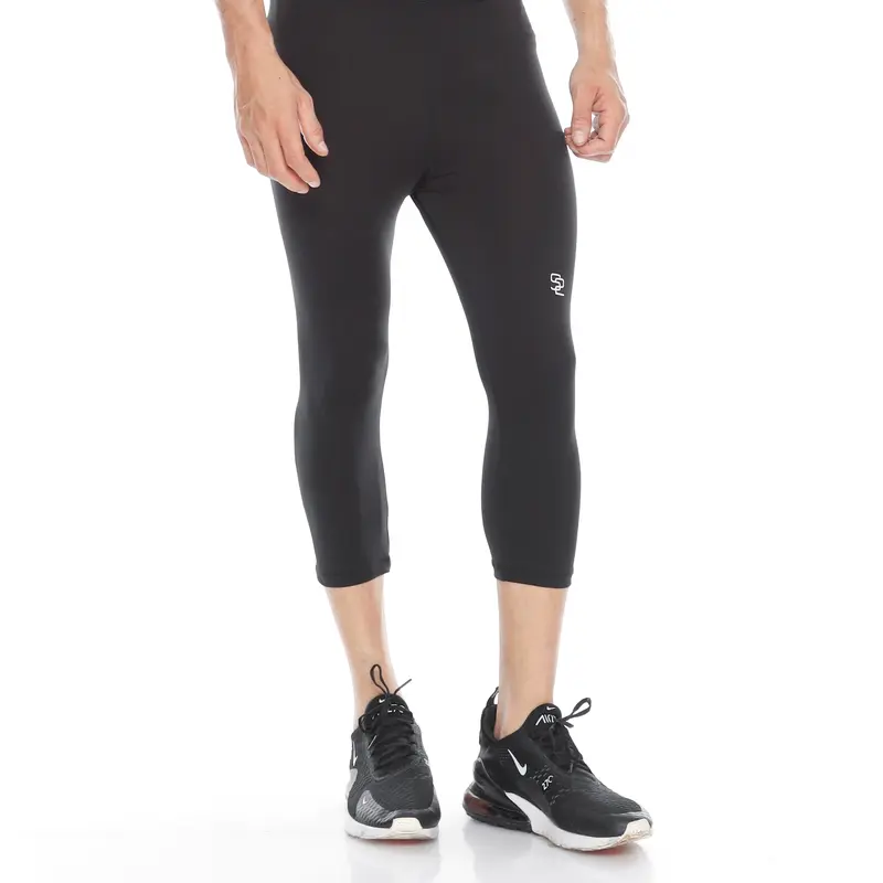SecondShape - Celana Baselayer 7/8 Pria Compression Pants Legging Fitness Padel Running 2