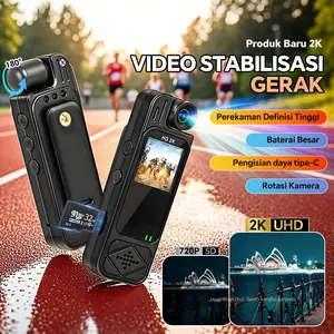 Kamera Mini DV CCTV 1920P 180  Lensa Putar Layar Warna HD Layar Warna Nirkabel IR Night Vision Perekam Penegakan Hukum Audio / Video / Foto Sepeda Motor Sepeda Klip Belakang Kamera Olahraga