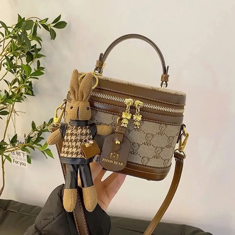 Cốp thỏ nâu túi xách cầm tay xách tay đeo chéo đeo vai nữ Bag