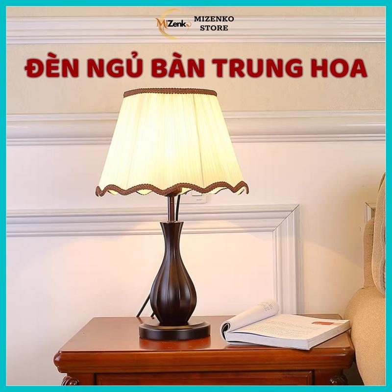 Đèn Ngủ Để Bàn Trang Trí Phòng Khách, Phòng Ngủ Hiện Đại Phong Cách Trung Hoa