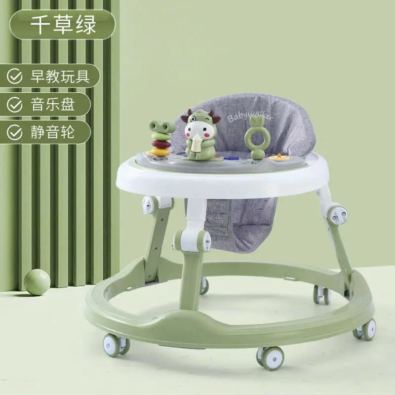 Xe tròn tập đi dành cho bé con bò sữa mã 603 ghế  lắc lư 2