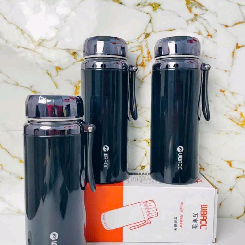 bình giữ nhiệt inox kim cuong BAOL .1000ml thép không gỉ 304 có nắp bình giữ nhiệt