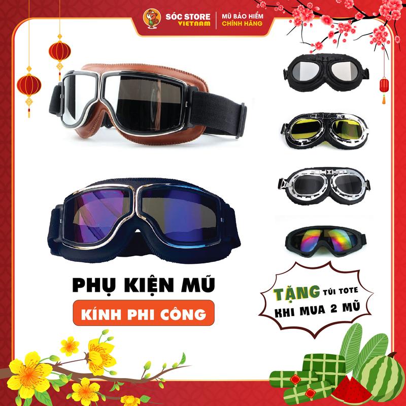 Kính phi công kính uv trang trí mũ bảo hiểm Phụ Kiện