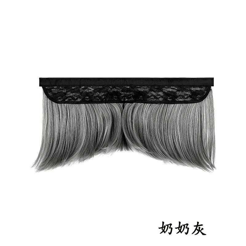 Detachable Wig Cap Bobhaircut Hook And Loop Wig Set New Style Bobo Head Hat Wig 3