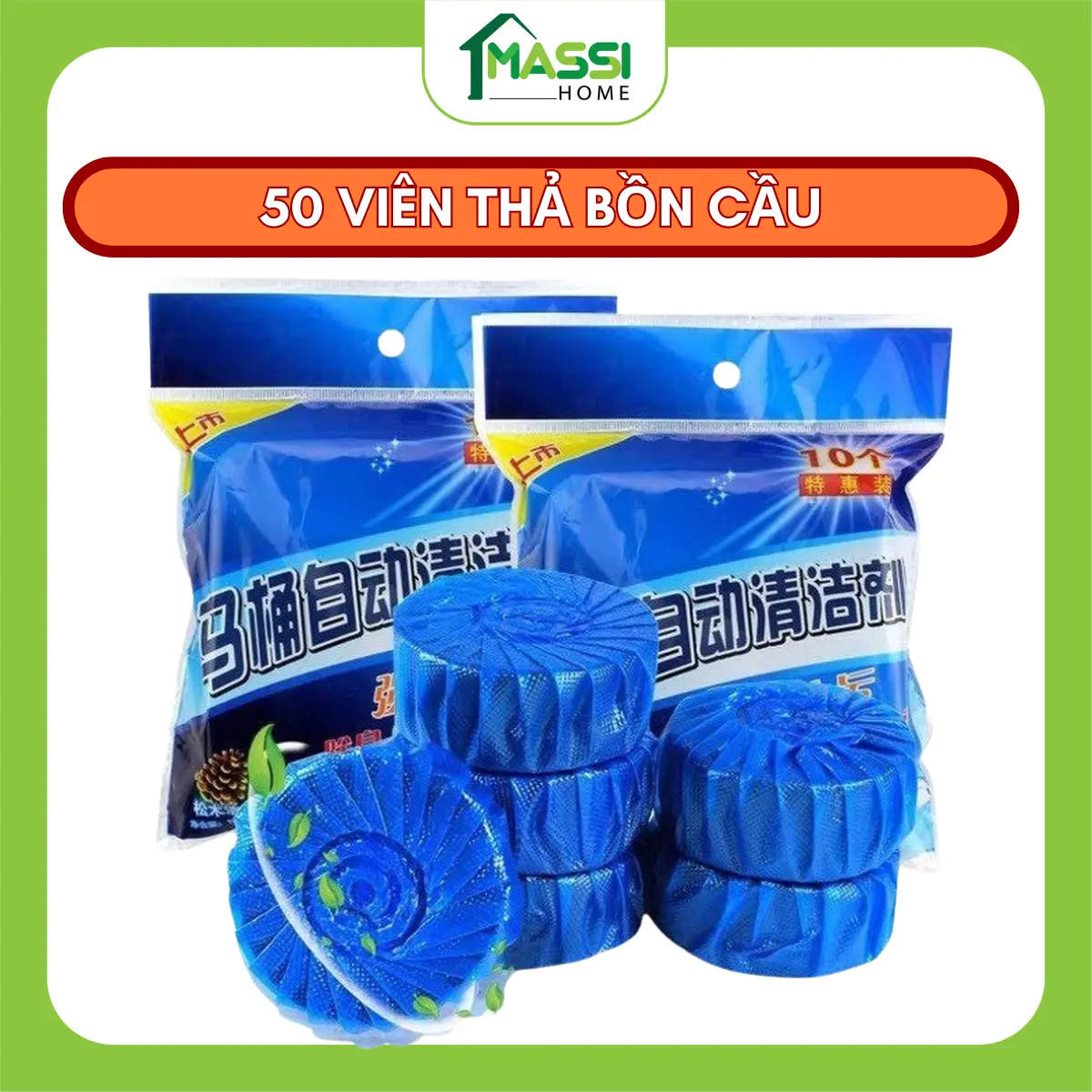 Combo 50 Viên Thả Vệ Sinh   / 4 Viên Sạch   Clean Z Viên Thả  , 1 Viên Xài 1-2 Ngày, Không Thơm Viên Bỏ   Làm Sạch Vết bẩn, Kháng Khuẩn Làm Sạch  , Toilet  Cục Thả   cục  để bồn cầu