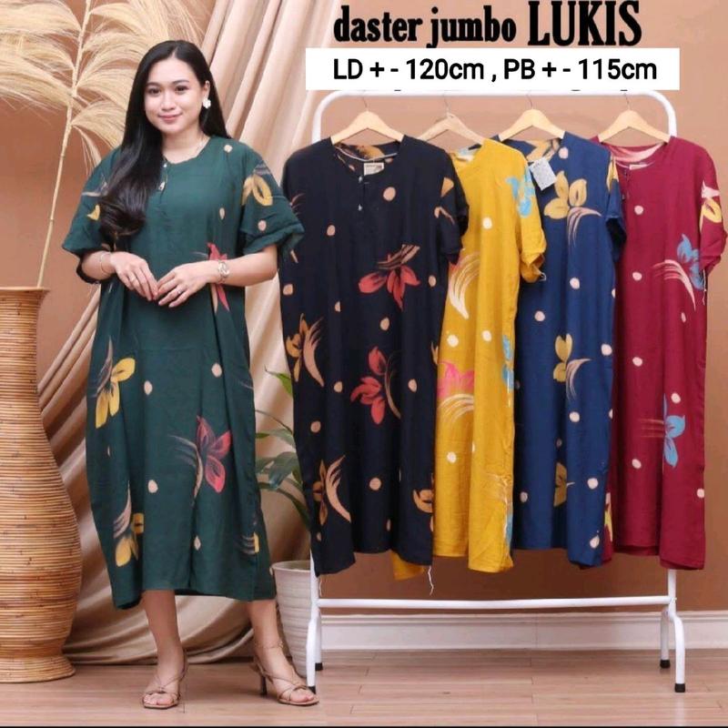 DASTER JUMBO TERBARU ANEKA MOTIF KEKINIAN BATIK PEKALONGAN PAKAIAN IBU MUDA MASAKINI MURAH BERKUALITAS BATIK INDONESIA ATASAN VIRAL OUTFIT KEREN OOTD CEWEK Nyaman Rayon Wanita Busui 6