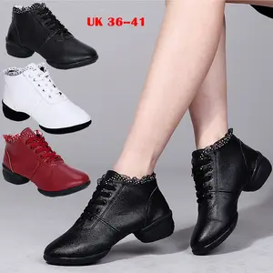 Sepatu Dansa Latin/ Line Dance Semi Boots Renda sepatu bot wanita sepatu line dance wanita uk 36~41