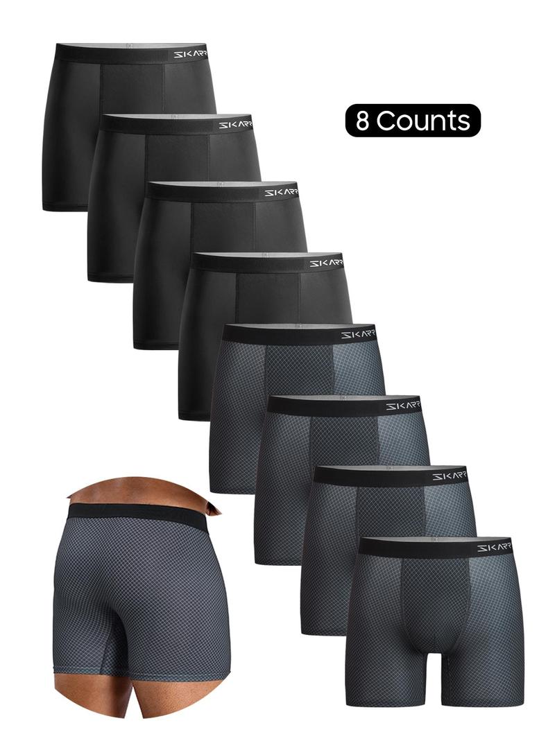Product Introduction of Men's Contrast Tape Boxer Brief, Casual Comfy Breathable Underwear for Daily Wear, Men's Underwear for All Seasons 4