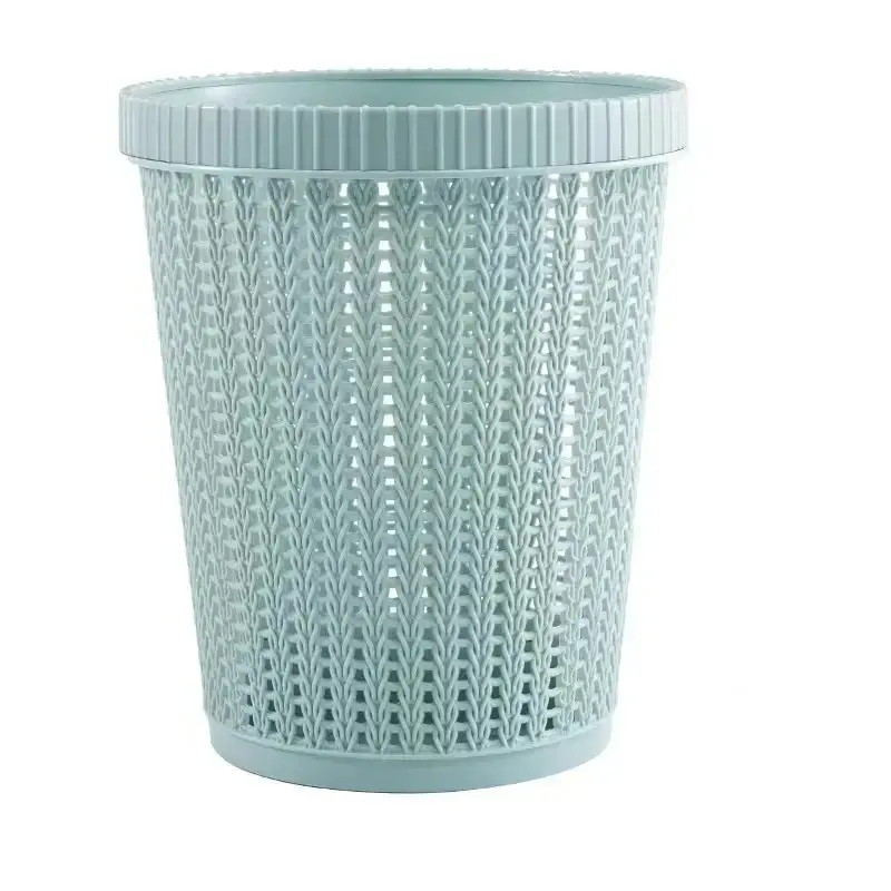 ISI (2 PCS )Tempat Sampah Plastik Gratis 2 Rol kantung Plastik Sampah/ Kotak Sampah / Tong Sampah Biru Hijau Pink 6