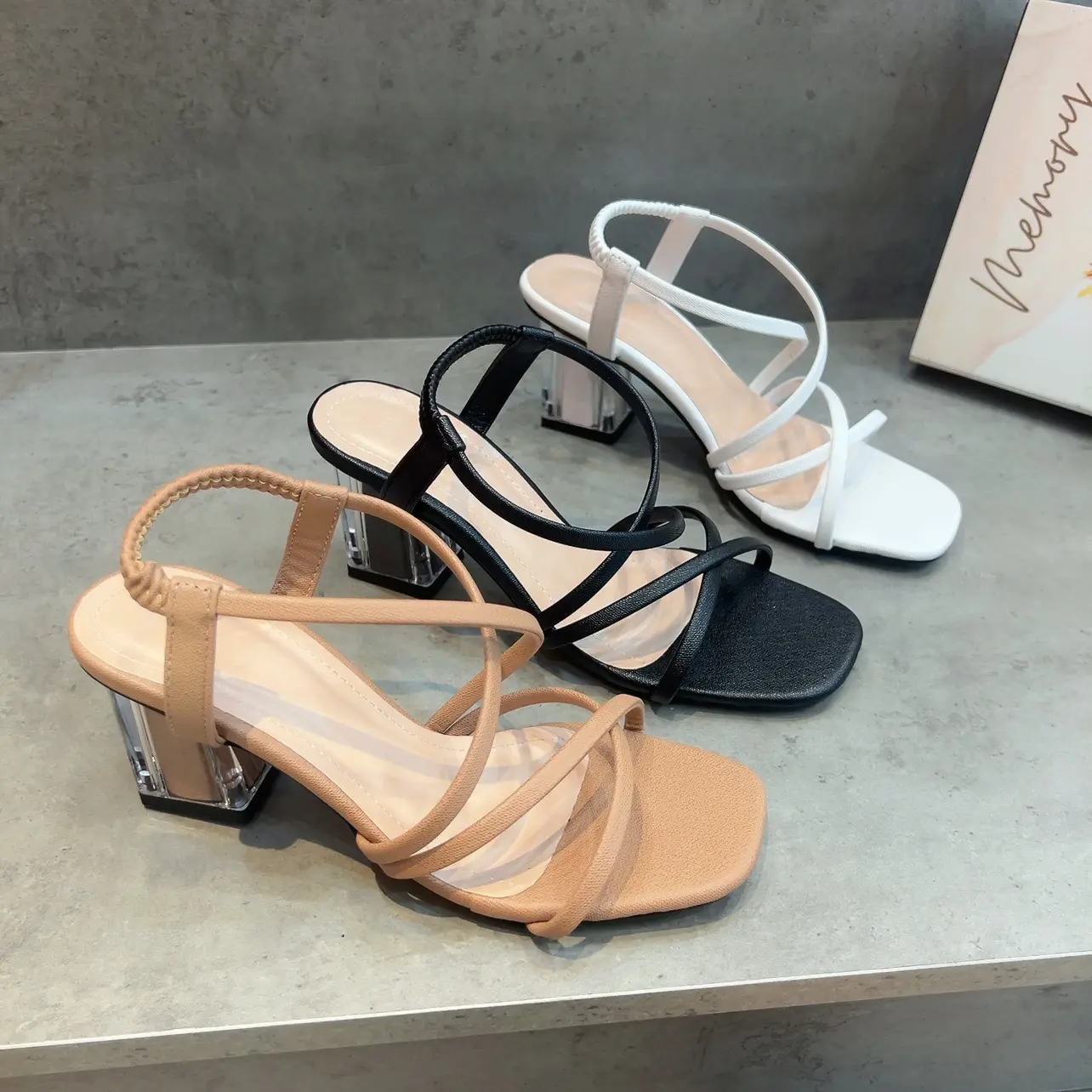 Giày Cao Gót Nữ Sandal Quai hậu khóa gài  - Giày Bánh Bèo mã SandalDayXX cao 5cm - 5p - 5 phân và 7cm 7P 7 Phân DéP Shoes