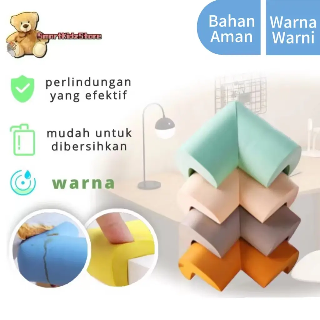Busa Ujung Siku Meja Dan Kursi Bayi EVA / Busa Pelindung Sudut Siku Meja Dan Kursi / Corner Protector Busa / Baby Safety Foam
