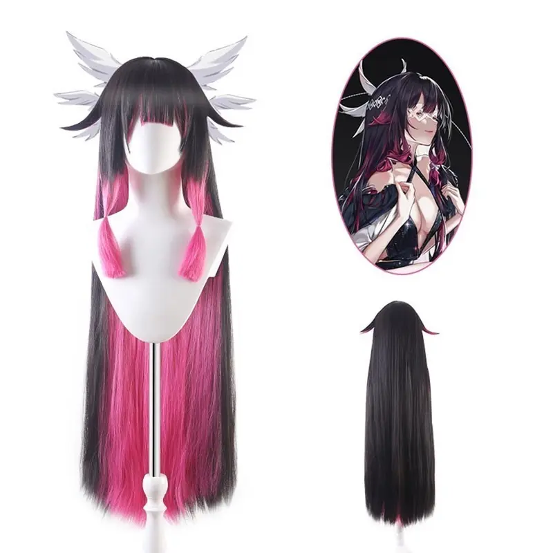 Wig Columbina Cosplay Genshin Impact 105cm untuk Dewasa dan Anak-anak Populer 2