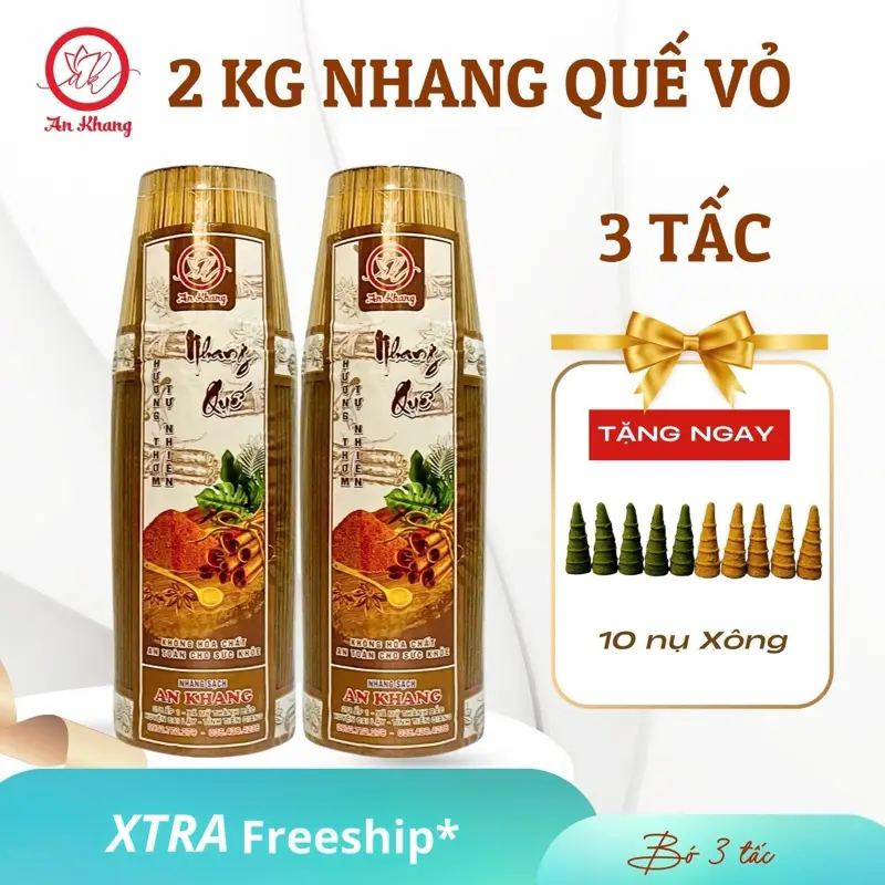 [ QUẾ VỎ ] ComBo 2 Kg Nhang Quế Vỏ 3 Tấc Hơn 1500 Cây Thơm Dịu Nhẹ nhang  que