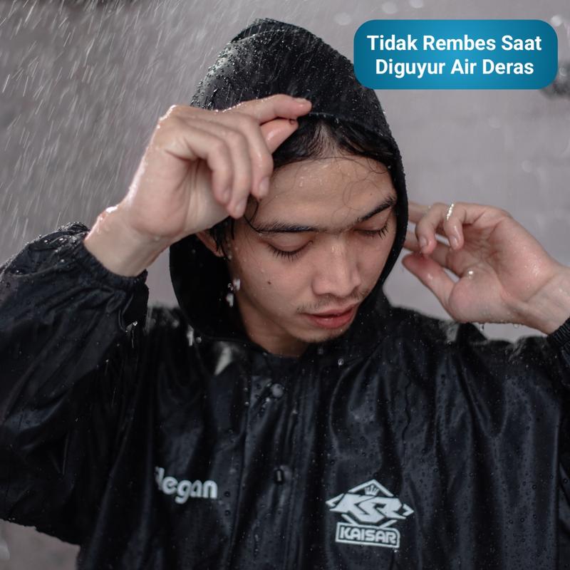 Product Introduction of Jas Hujan Kaisar Full Press Sealing Pria Wanita Dewasa Terbaik Setelan Jaket Celana Anti Rembes 2