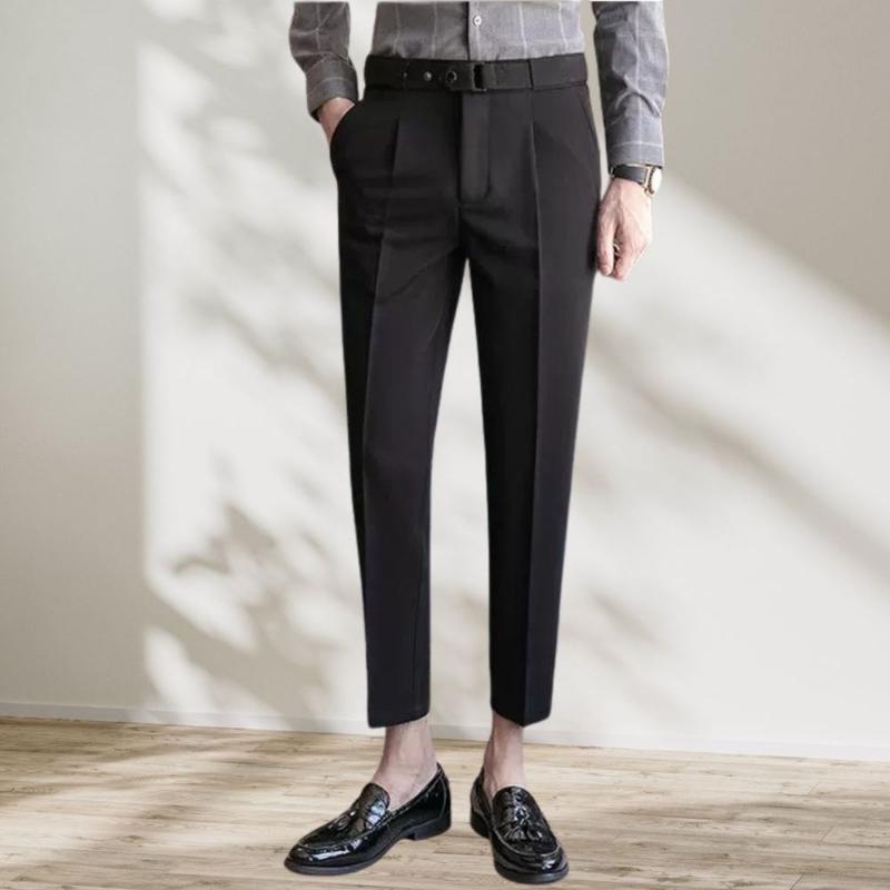Product Introduction of Quần tây nam Gozin Store ống côn dáng baggy suông đen, quần tây nam công sở co giãn vải mềm mịn -JA33 Ong Menswear 29