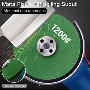 2 pcs batu gerinda asah pisau untuk gerinda tangan bahan berlian abrasif kuat tahan aus tidak mudah pecah cocok untuk logam besi baja alat pertukangan bengkel rumah industri kualitas tinggi pemakaian lama grosir