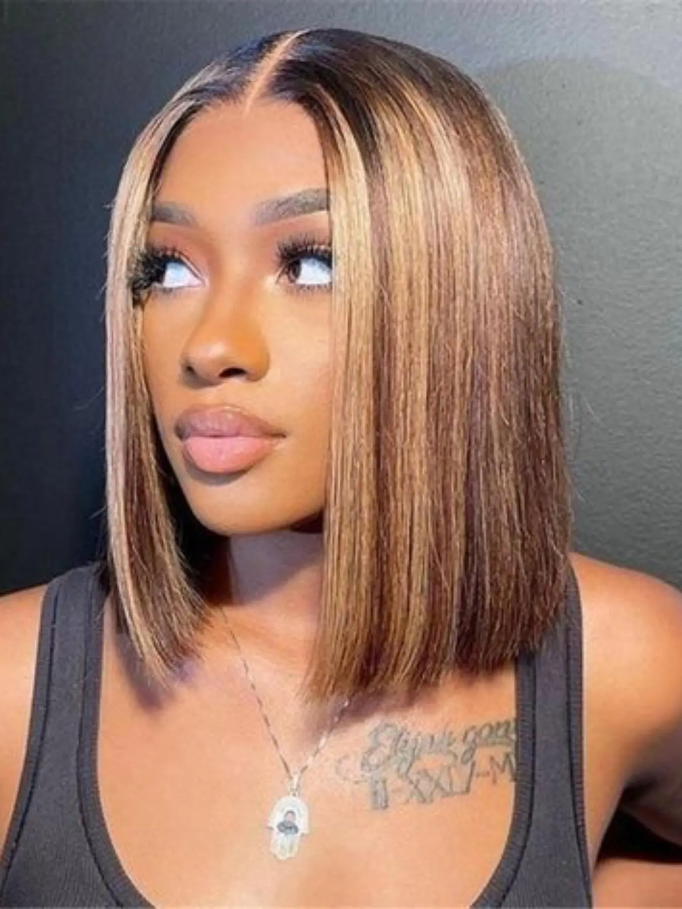 12 Inch Reddish Brown T Part Lace Front Natural Hair Wigs, Gorgeous Fluffy Wigs for Women, Human Hair Wigs for Party, Daily Use
