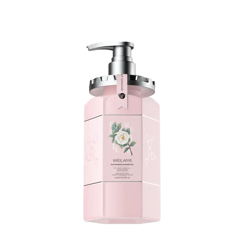 [Tặng túi tote] Sữa tắm trắng da, làm sạch da toàn thân Niacinamide Weilaiya thơm lâu phù hợp cho mọi loại da 450ml Dưỡng Body Skincare Dưỡng Da 1