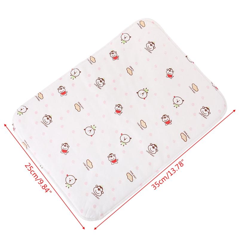 Fujin Baby Changing Pad Reusable Waterproof Stroller Diaper Folding Soft Mat Washable 1