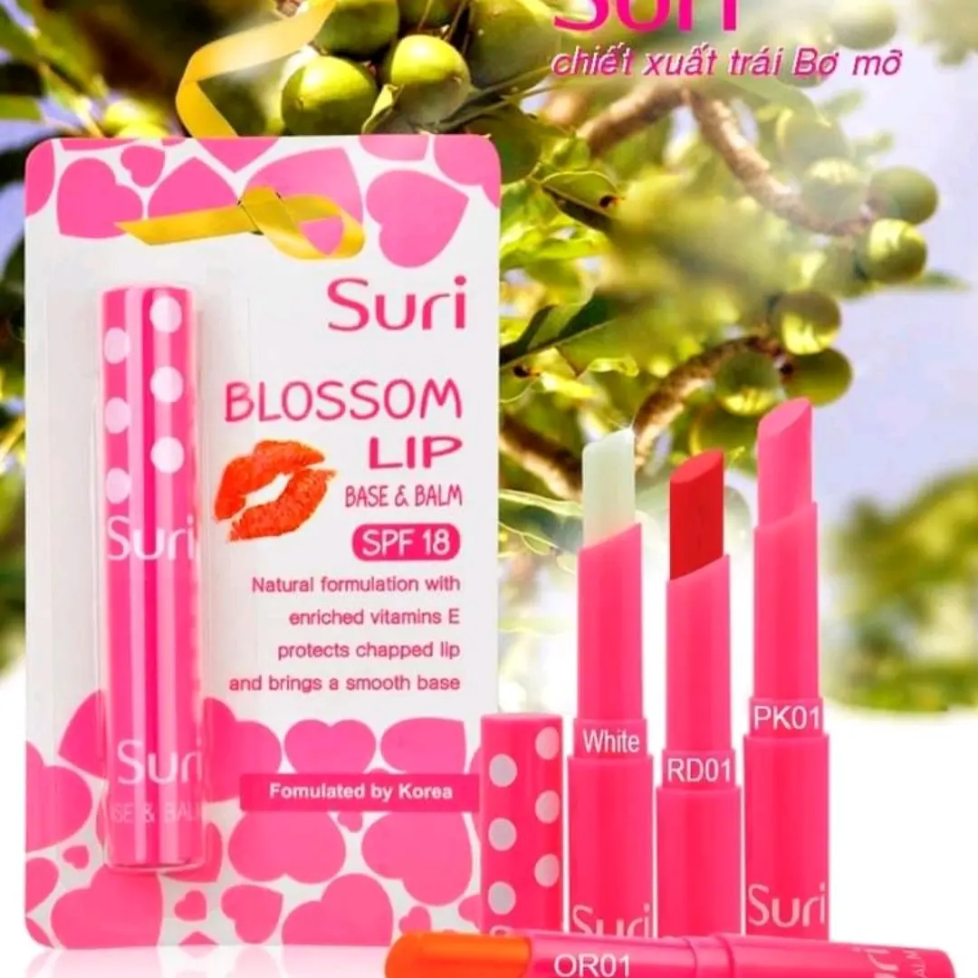 Son Dưỡng Suri Blossom Lip Chiết Xuất Trái Bơ Mỡ
