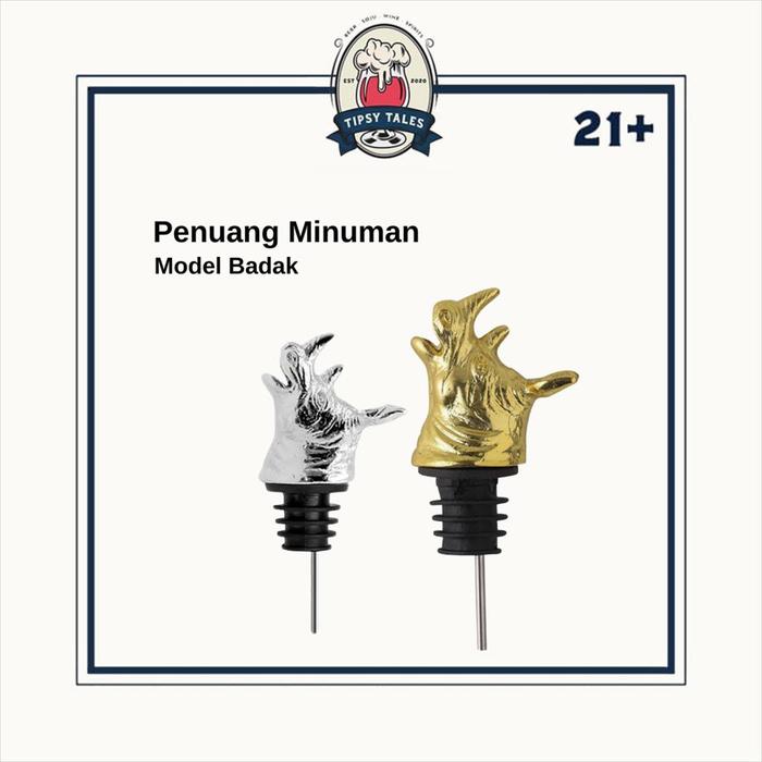 Gambar Penuang Minuman Badak Stainless Caracter Animal dari Tipsy Bro Kota Surabaya Tokopedia