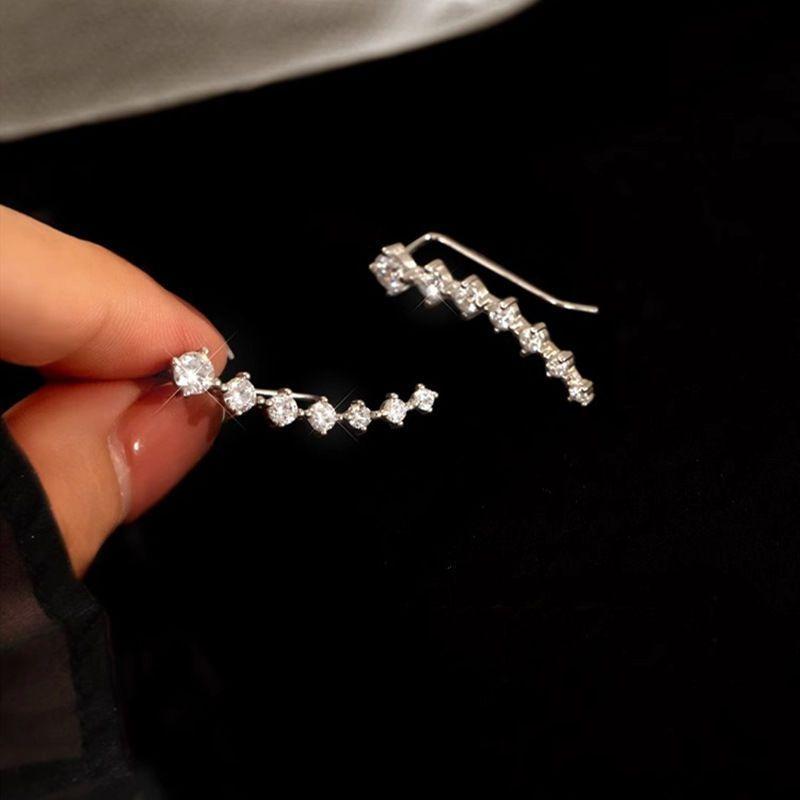 Bông Tai Đinh tán Zircon, Kim Bạc 925, Siêu Lấp Lánh, Dành Cho Nữ, Phổ Biến Năm 2024, Giá Cả Phải Chăng, Sang Trọng Cao Cấp, Thiết Kế Đẹp, Đồ Trang Trí Tai Duyên Dáng 8