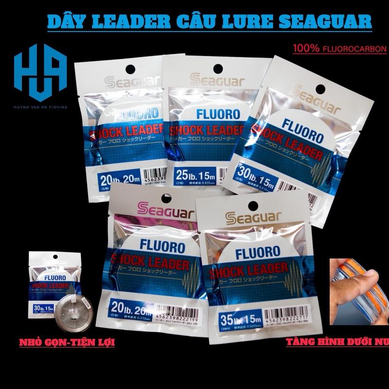 Dây Leader Seaguar Nhật Bản chuyên lure lóc chẽm biển đi câu cá fishing Bắt Cá Mồi