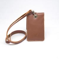 Gambar Coppo Lanyard Id Card Name Tag Front Kulit Sapi Asli dengan Magnet - Brown dari coppo leather Kab. Bandung 2 Tokopedia