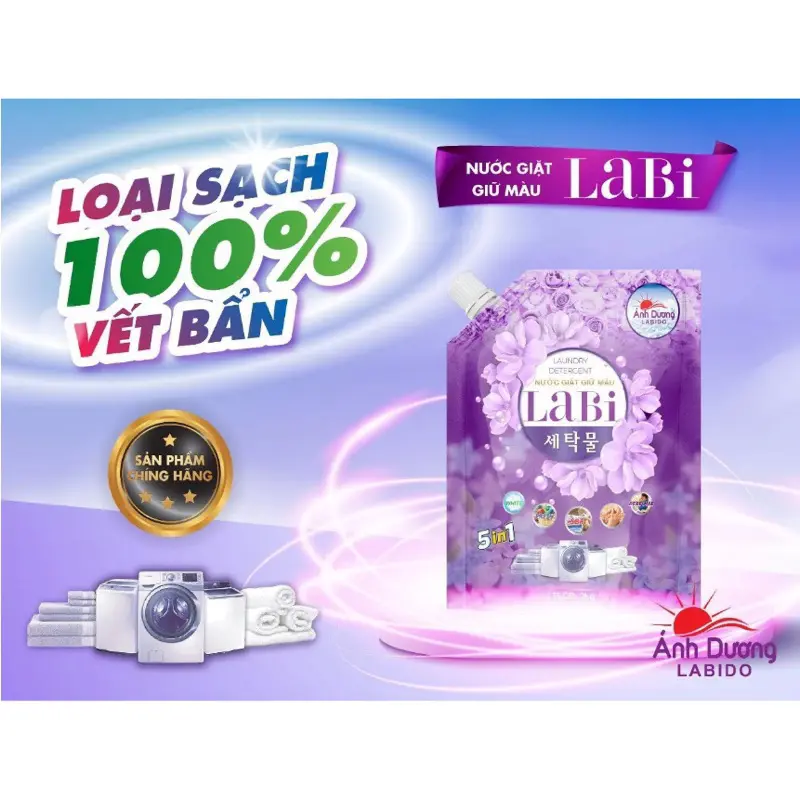 Nước Giặt Xả Labido Ánh Dương Bì 2kg, Combo Giặt Xả Siêu Đậm Đặc Làm Mềm Vải Và Lưu Hương Lâu Dài Làm Sạch Kem 2