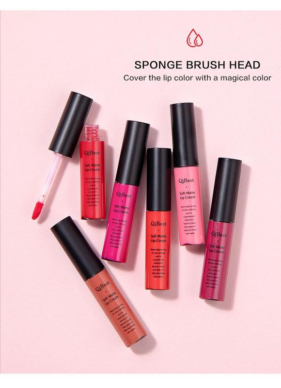 Product Introduction of Makeup 34 Color Matte No Stain on Cup Long Lasting Lip Gloss Matte Lip Glaze Lipstick Glossy Cosmetic Lip Care 0