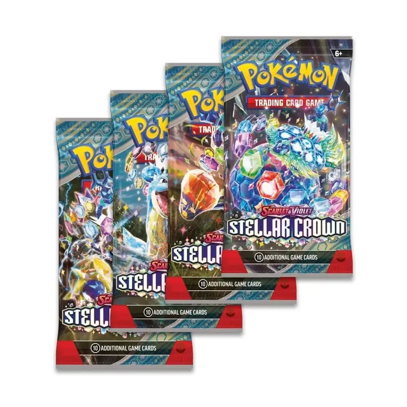 Pokémon TCG: Gói thẻ bài  Scarlet & Violet-Stellar Crown Booster Pack (10 Cards) 0