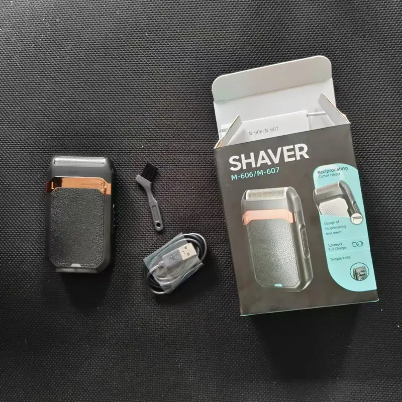 2 in 1 Electric Beard Trimmer, 1 Box Portable Cordless Rechargeable Waterproof Beard Shaver, Wet & Dry Shave Beard Trimmer for Men 3