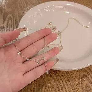 💍SAM💍 K98 Kalung Kristal Mutiara/Kalung Wanita Korea Cantik