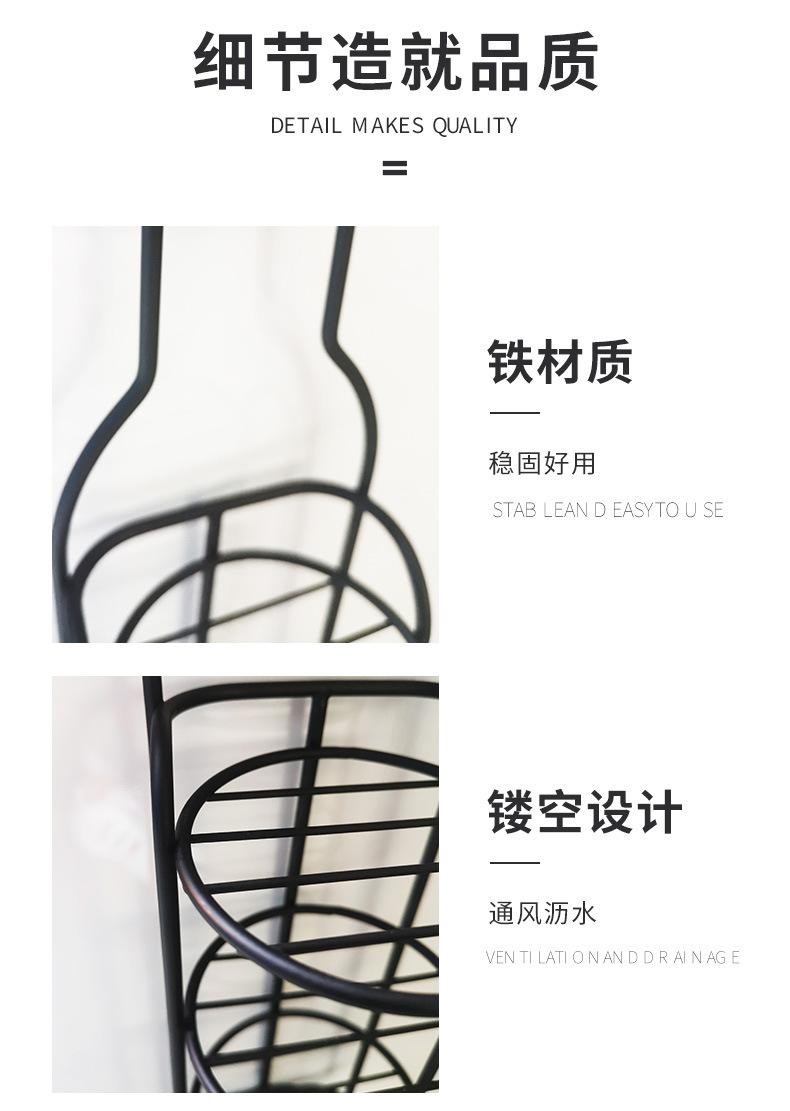 Product Introduction of No-Drill Soap Dish Bathroom Drainage Wall-Mounted Soap Holder Bathroom Storage Rack Suction Cup Four-Layer Soap Rack 6