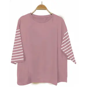 Promo KAOS OVERSIZE POLOS TANGAN 3/4