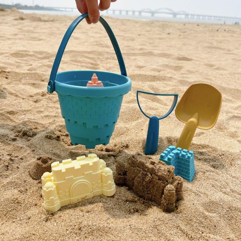 Product Introduction of Sand Digging Tools, Children's Beach Toys, ATVs, Children Playing At The Beach, Sand Castle, Bucket Set, Water Toys 27