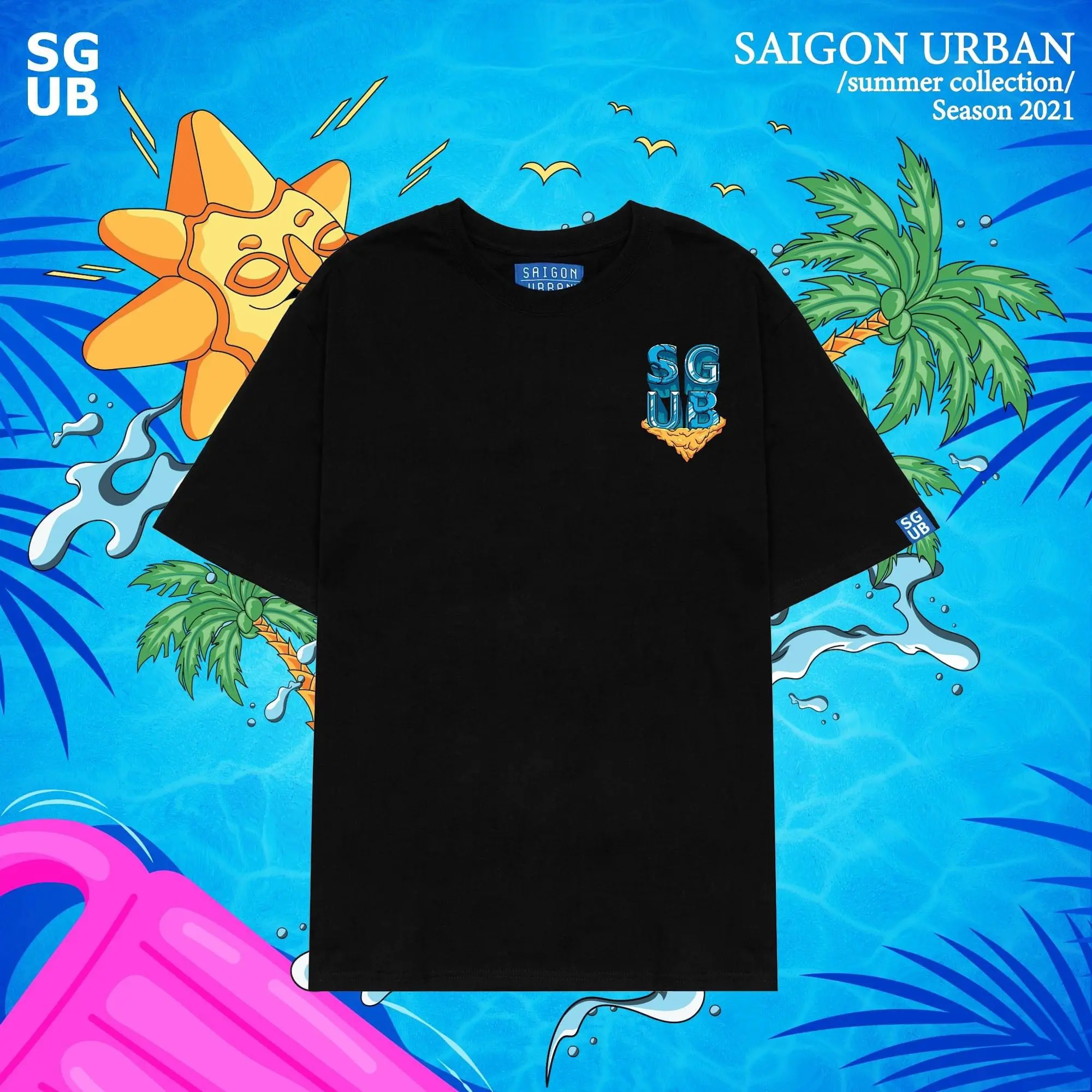 SGUB-6 Áo Thun In Hình Logo SGUB